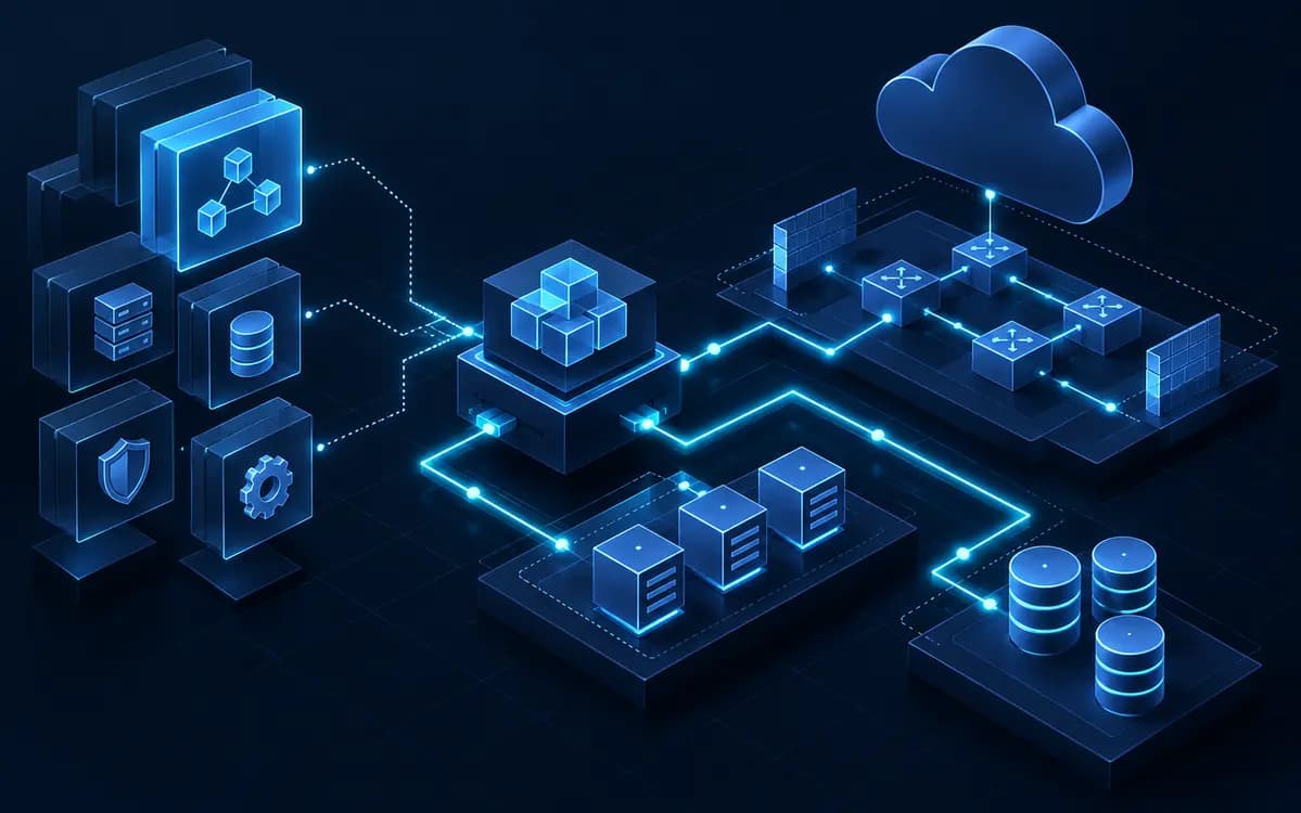 Abstract VexEagle cloud engineering artwork for Terraform Best Practices for Production AWS Infrastructure